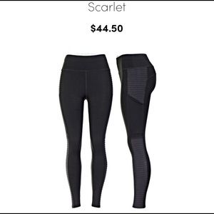 POP fit women’s scarlet leggings